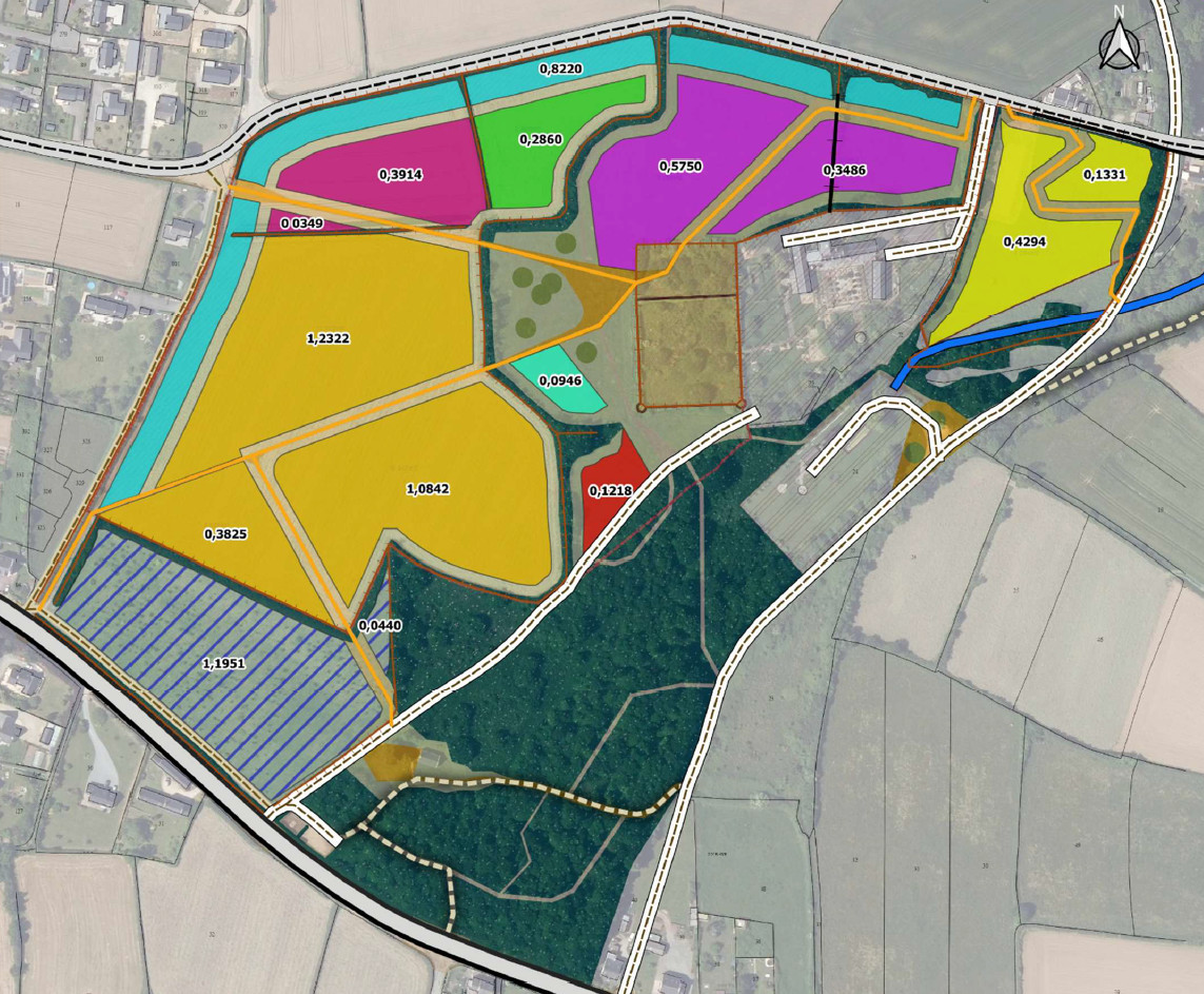 Conception de la plantation de Landéda