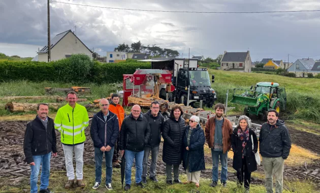 L'équipe municipale de Saint-Pabu et ses partenaires