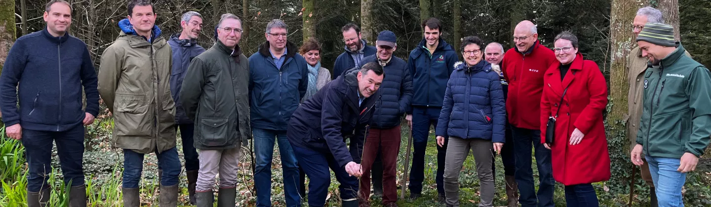 Rencontre forestière à Kerlaran