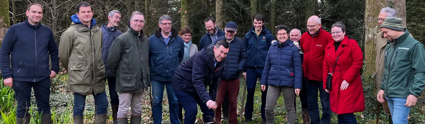 Plantation symbolique à Landerneau