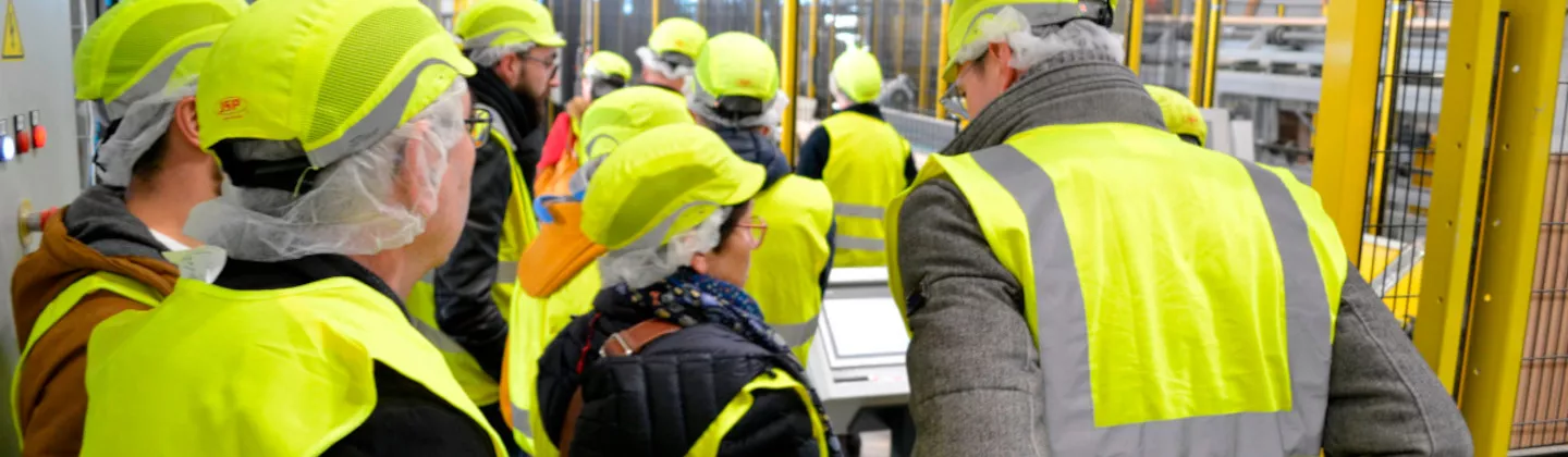 Visite du l'usine Tanguy industrie bois