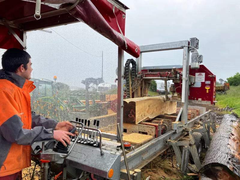 Scierie mobile Gwezenn Services