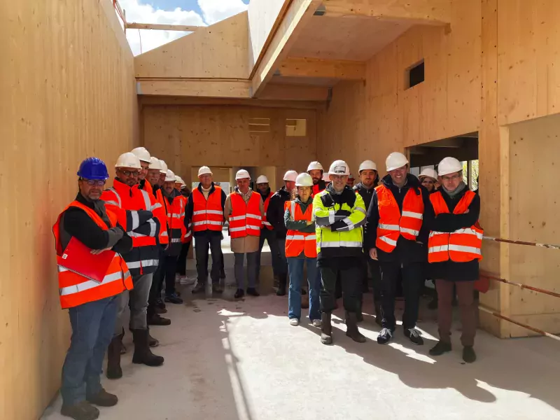 Chantier du second collège de Landerneau