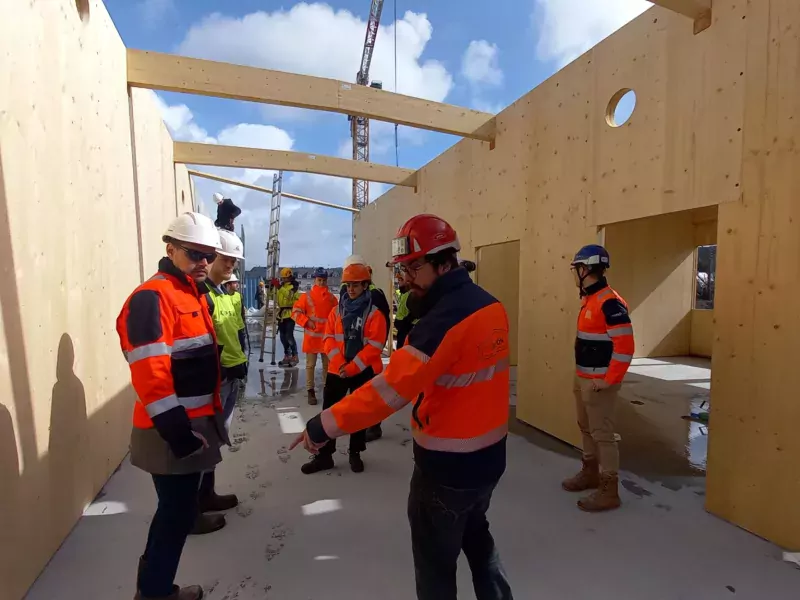 Chantier du second collège de Landerneau