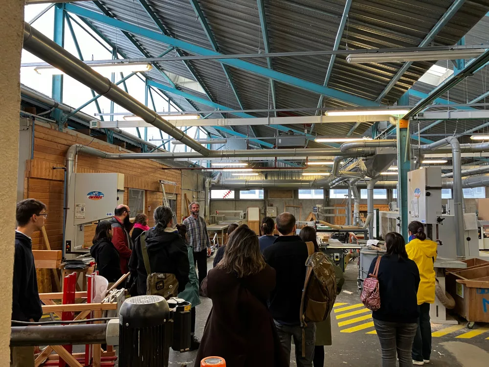 Visite de France Travail sur la filière bois