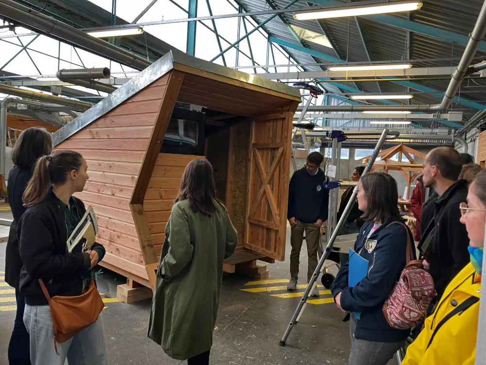 Visite de France Travail sur la filière bois