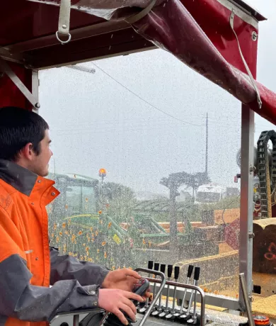 Sciage mobile à Saint-Pabu