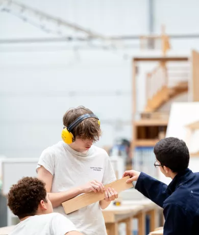 Lycée du bâtiment à Pleyben